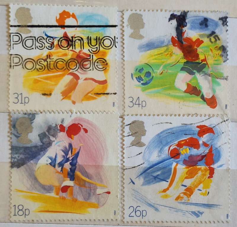 GB 1988 Sports Organizations Set of 4 Used stamps