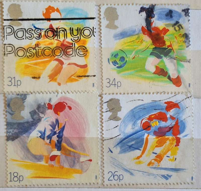 GB 1988 Sports Organizations Set of 4 Used stamps