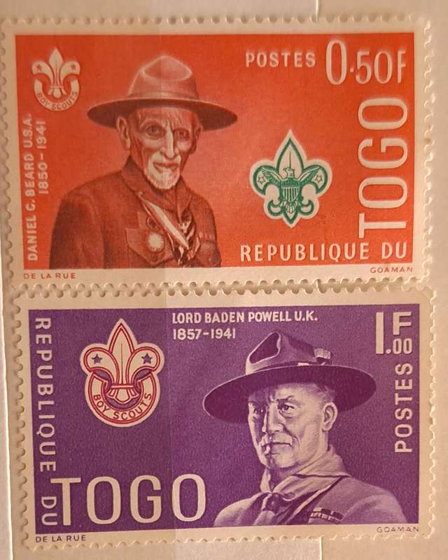 Togo 1961 Scouting 2 Unused Hinged stamps