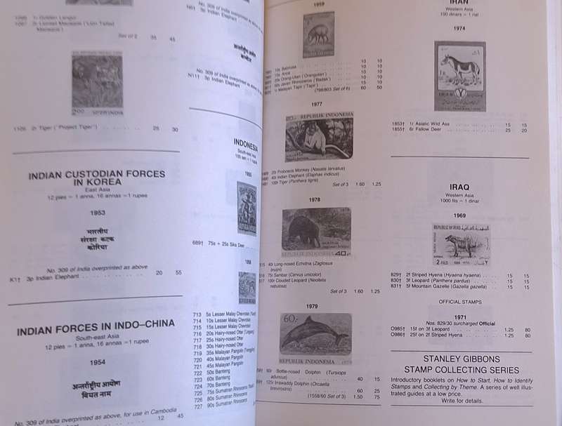 Stanley Gibbons Collect Mammals on Stamps by Hanne and Jens Eriksen Paperback 1986