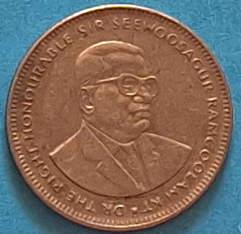 Mauritius 1987 One Rupee Copper-nickel