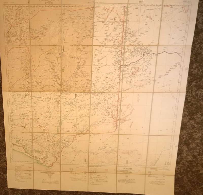 Map of Sierra Leone: Panguma and Kissi Printed by War Office 1909