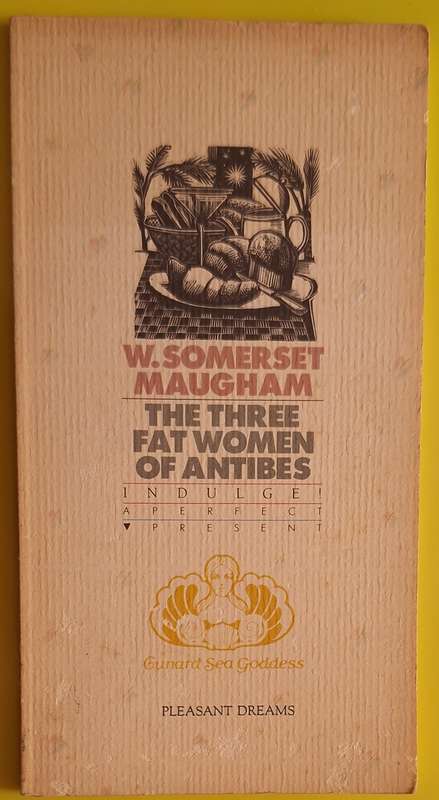 The Three Fat Women of Antibes by W Somerset Maugham Paperback Perfect Presents Story-Gifts Series