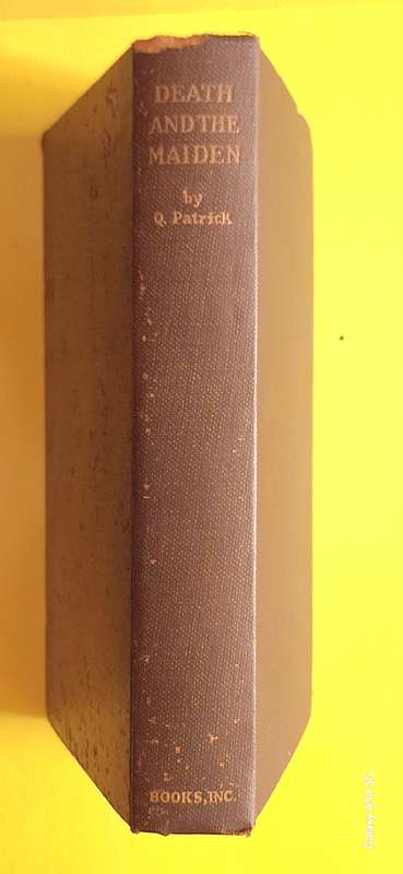 Death and the Maiden by Q Patrick Hardcover 1945 2nd Printing