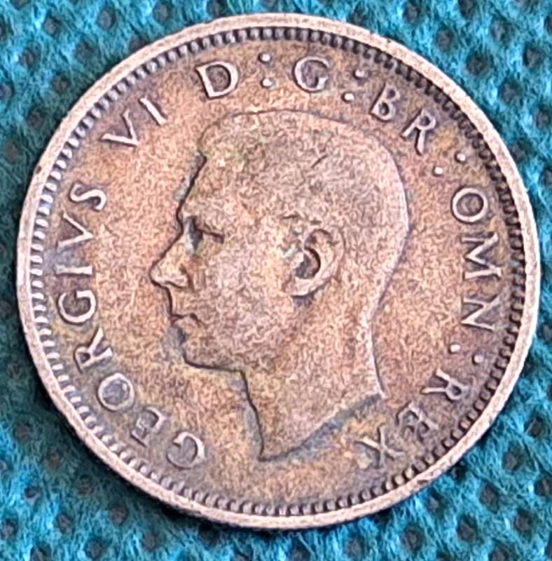 United Kingdom, British Overseas Territories and Crown Dependencies George VI 1945 6 Pence Silver