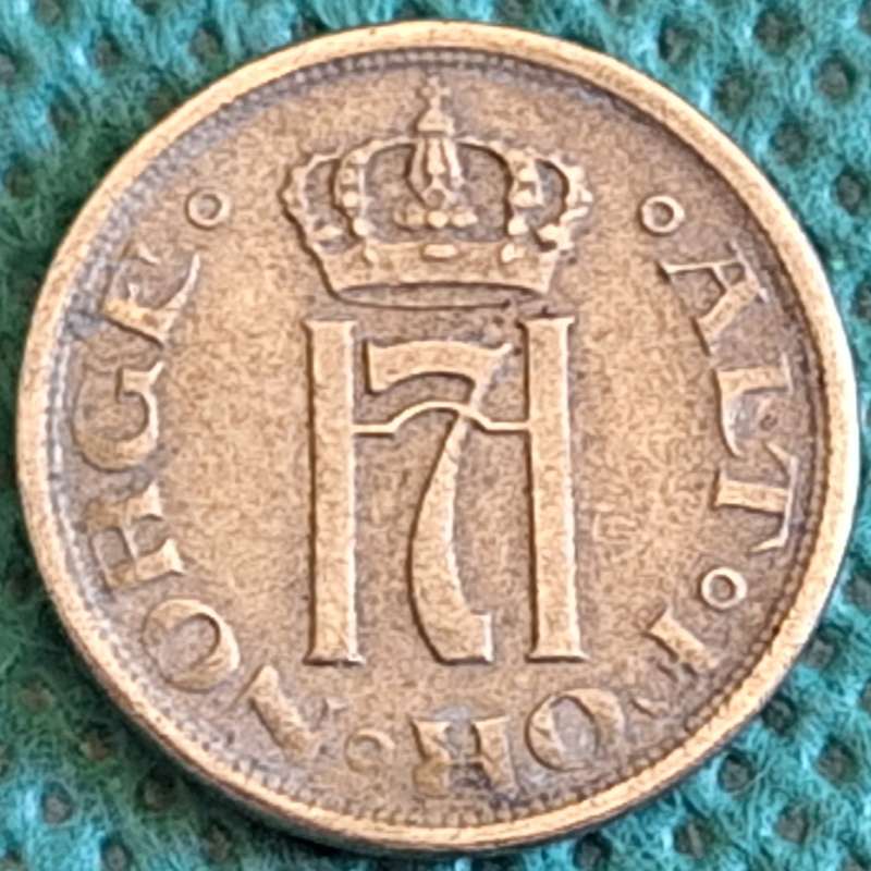 Norway 1921 25 ore Copper-nickel