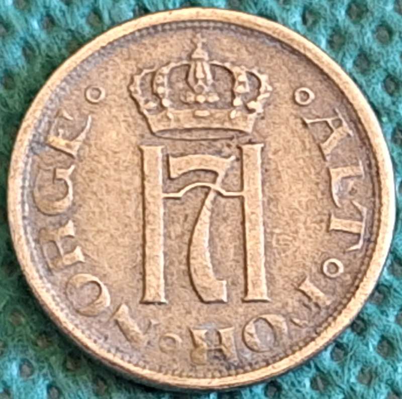 Norway 1921 25 ore Copper-nickel