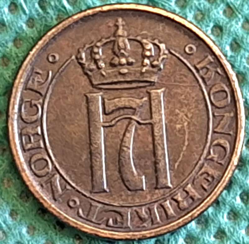 Norway 1951 1 ore Bronze