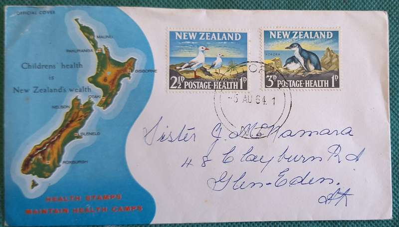 New Zealand 1964 Health Issue FDC
