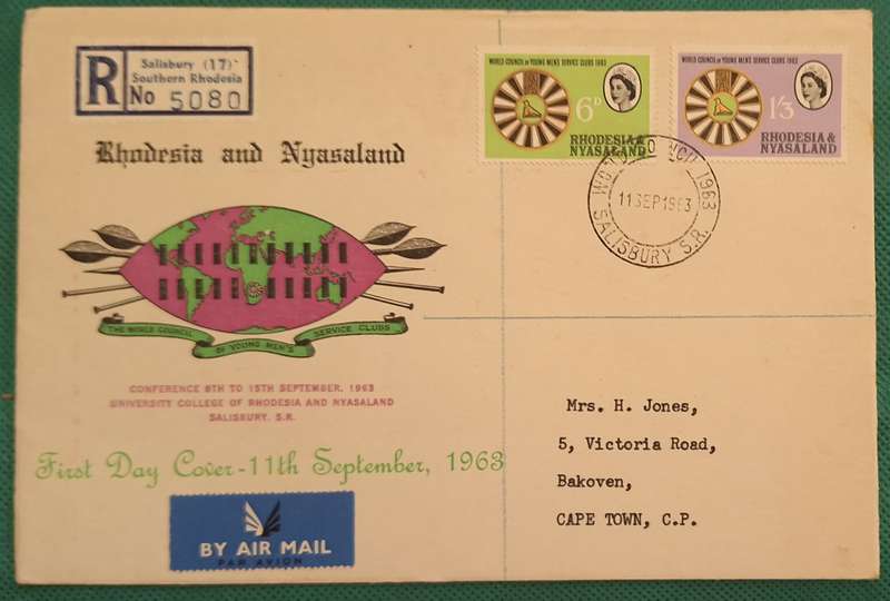 Rhodesia & Nyasaland 1963 Conference University College Salisbury FDC