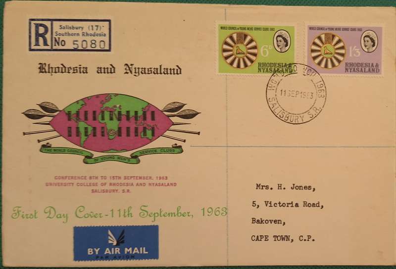 Rhodesia & Nyasaland 1963 Conference University College Salisbury FDC
