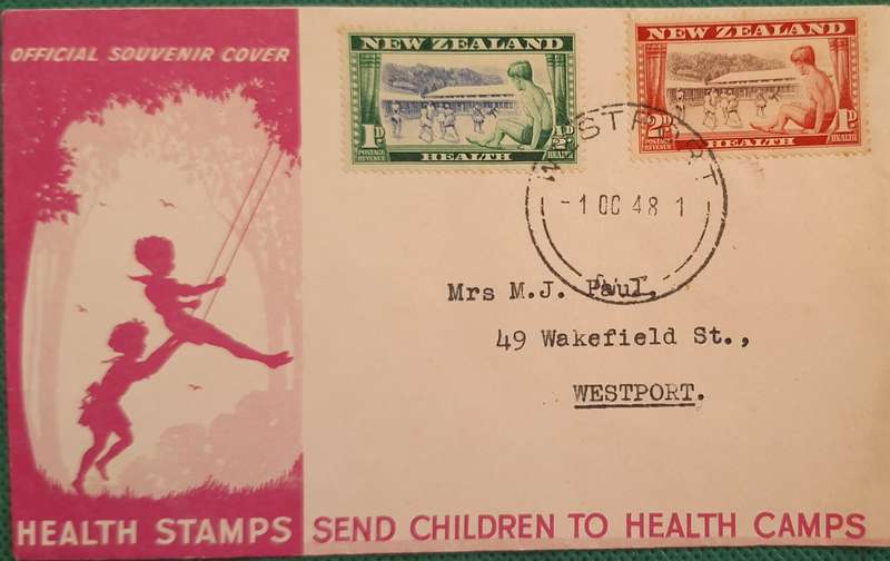 New Zealand 1948 Health Issue Souvenir Cover