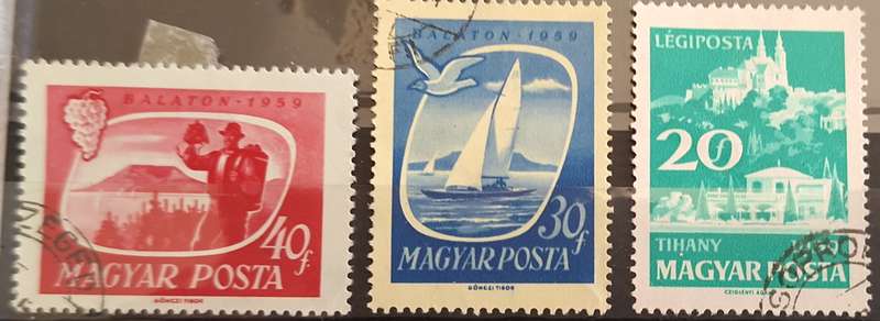 Hungary 1959 Tourism 3 Used Hinged stamps