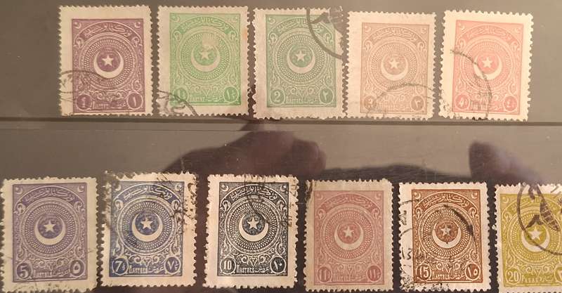 Turkey 1924 Star and Crescent 11 Used stamps