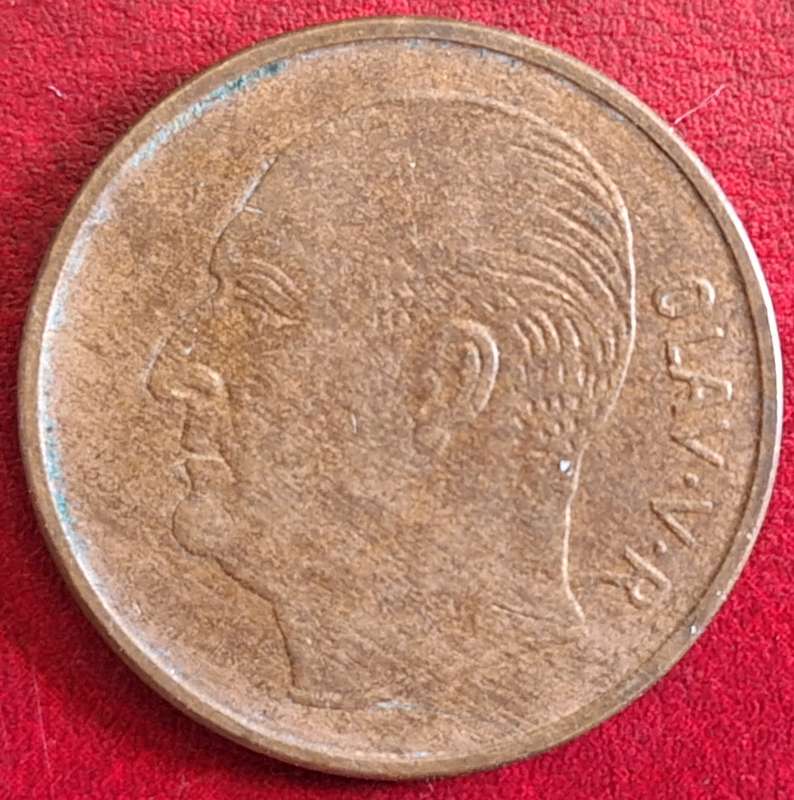Norway 1958 Olav V 5 Ore Bronze