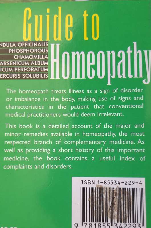 Guide to Homeopathy A-Z Format Common Remedies