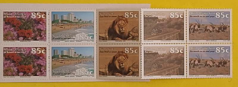 South Africa 1993 EasiPost Fauna and Flora International Postage Booklet Complete