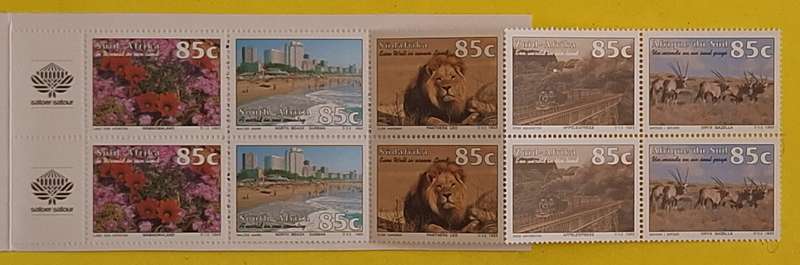 South Africa 1993 EasiPost Fauna and Flora International Postage Booklet Complete