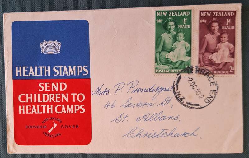 New Zealand 1950 Health Issue Official Souvenir Cover