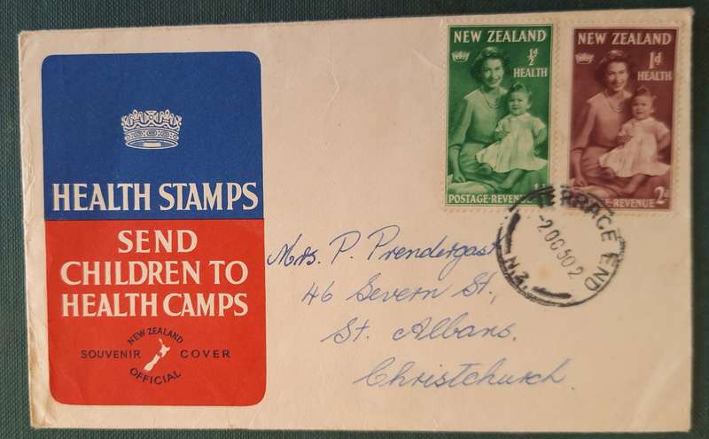 New Zealand 1950 Health Issue Official Souvenir Cover