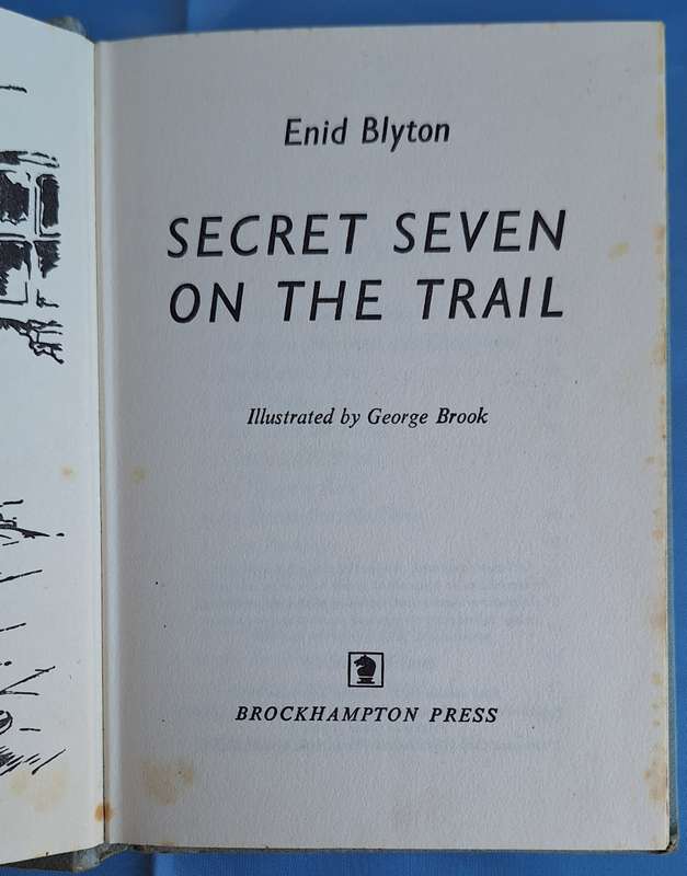 Secret Seven on the Trail by Enid Blyton Hardcover 1973 Twelfth Impression
