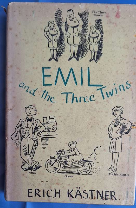 Emil and the Three Twins by Erich Kastner Transl: Cyrus Brooks Hardcover 1958 Reissue