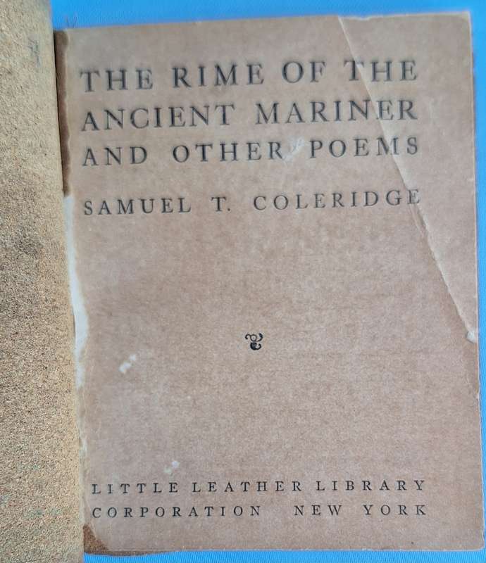 The Rime of the Ancient Mariner and Other Poems by Samuel T Coleridge