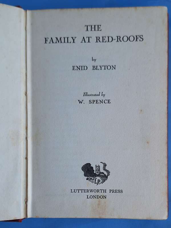 The Family at Red-Roofs by Enid Blyton Hardcover 1952 Fourth Impression