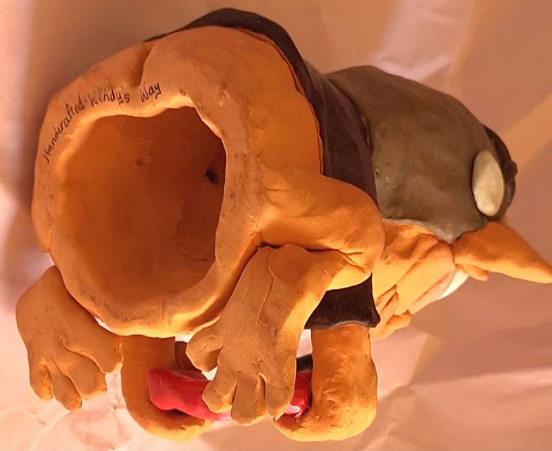 Clay Troll Ornament Handcrafted Wendy's Way