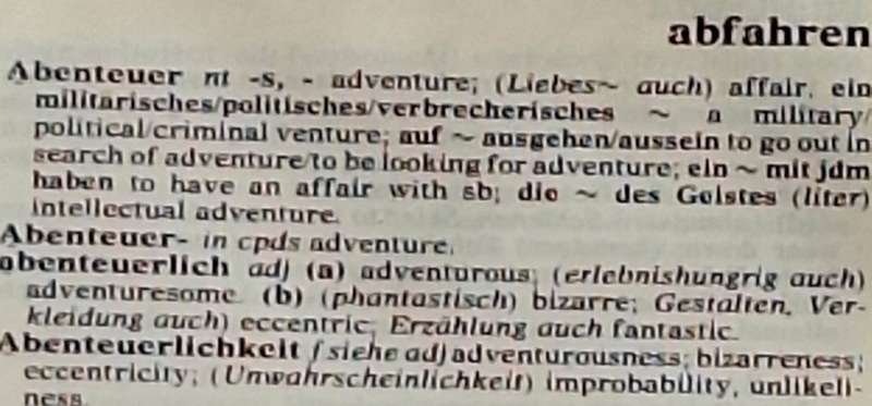 Collins German Dictionary German/English English/German Hardcover 1981