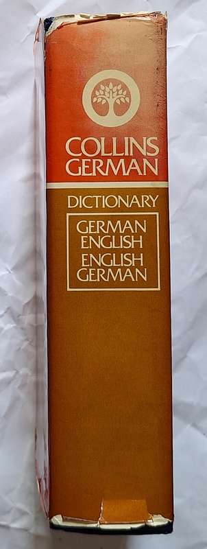 Collins German Dictionary German/English English/German Hardcover 1981