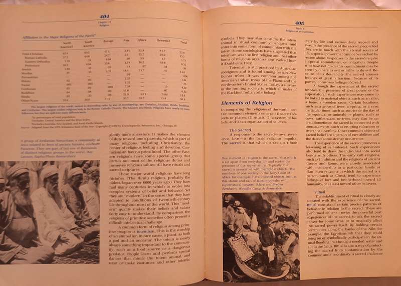 Sociology by David Popenoe Hardcover Fourth Edition