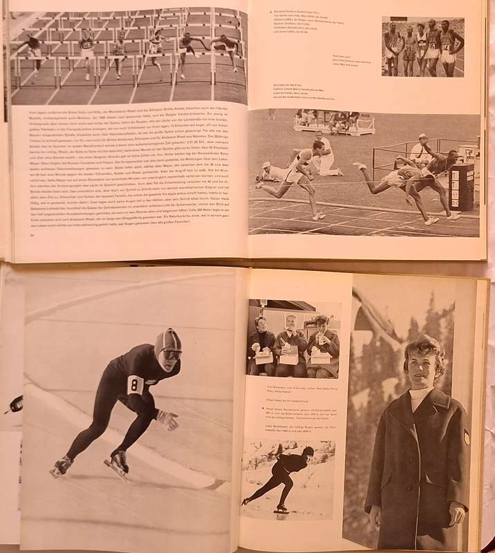 Olympia 1960 Sommerspiele in Rom and Winterspiele in Squaw Valley 2 Hardcover books