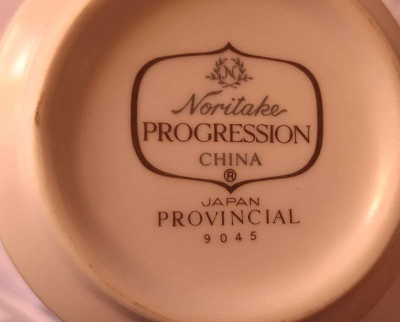 Retro Noritake Progression Provincial Coffee Pot, Sugar Bowl and Milk Jug