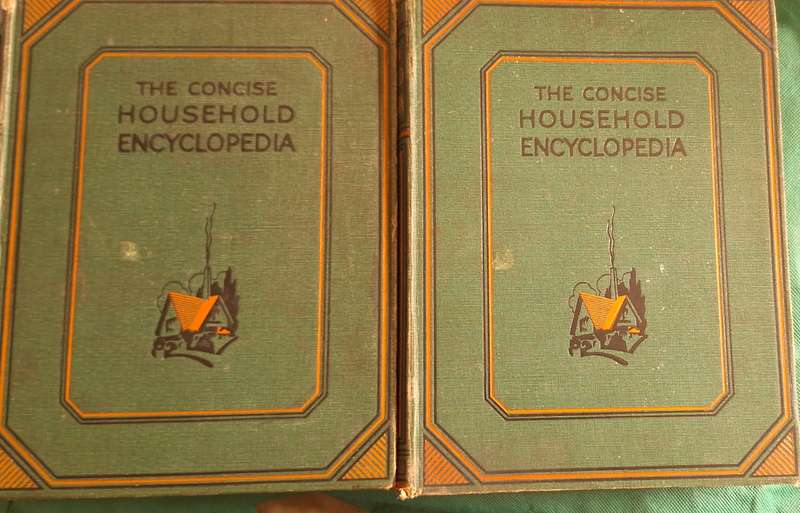 The Concise Household Encyclopedia Vol 1 and Vol 2 Ed J A Hammerton Hardcover