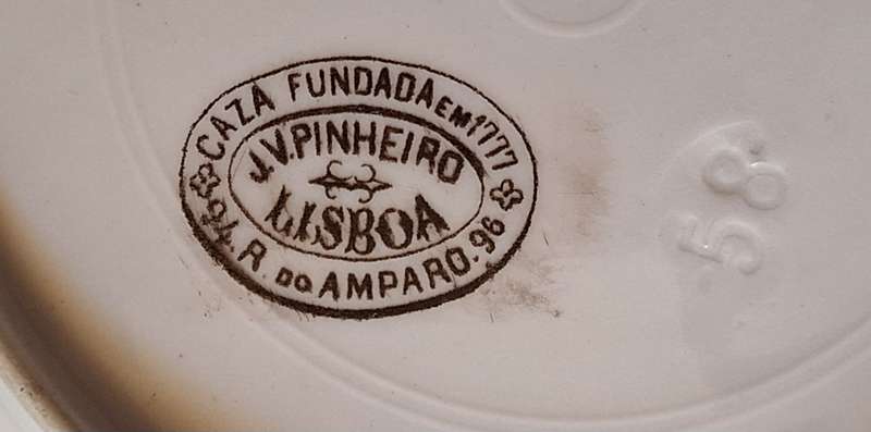 Decorate Plate J.V Pinheiro Lisbon