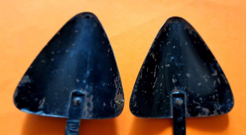 Vintage Pair All Metal Ladies Shoe Trees