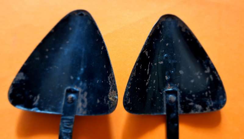 Vintage Pair All Metal Ladies Shoe Trees
