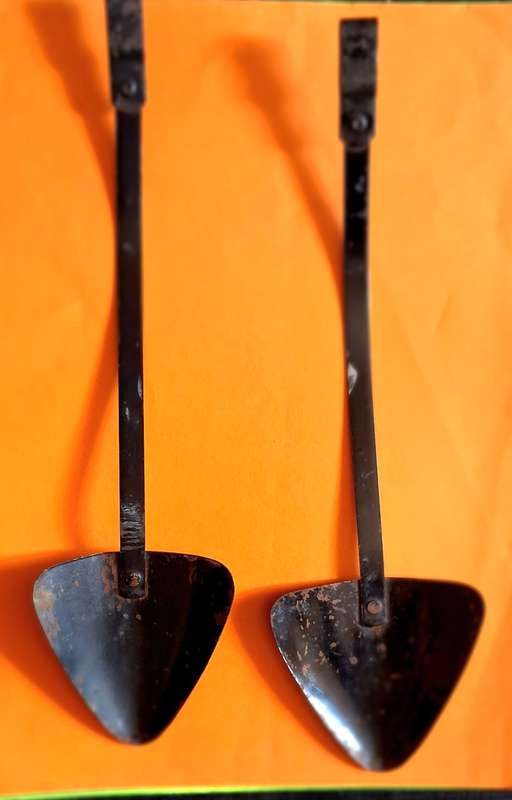 Vintage Pair All Metal Ladies Shoe Trees