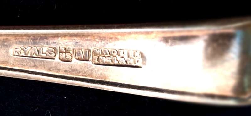 Set of 12 Ryals Silver Plated Teaspoons Made in England