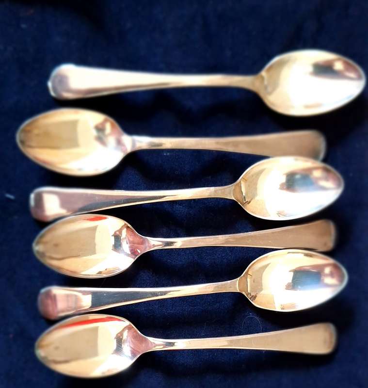 Set of 6 Edwards E.P.N.S. Teaspoons