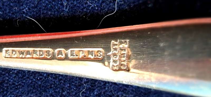 Set of 6 Edwards E.P.N.S. Teaspoons