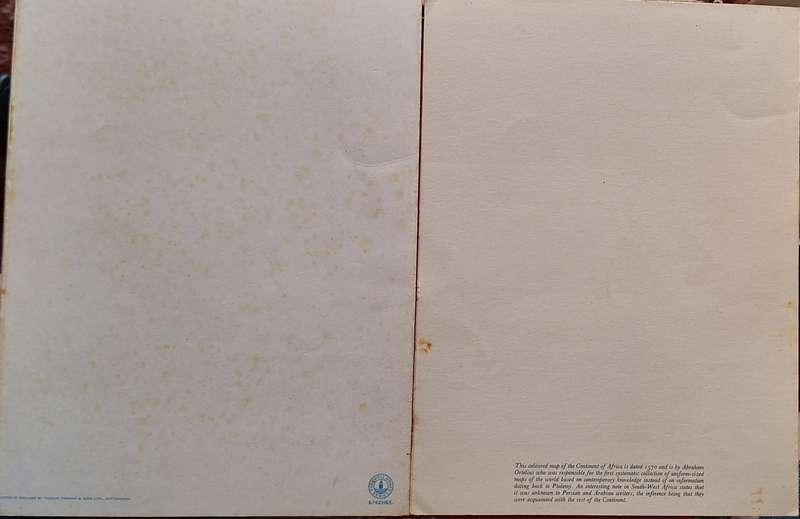 2 Blank Union Castle Line Menu Cards