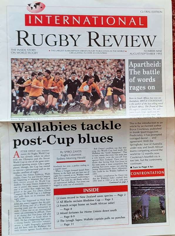 International Rugby Review No. 9 August/September 1993