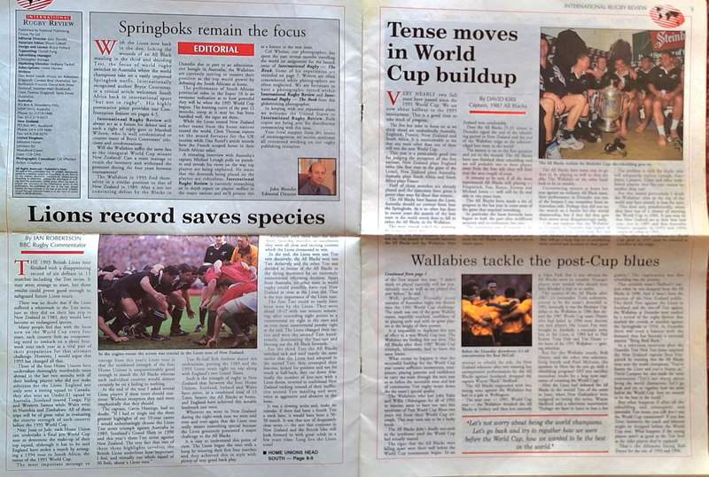 International Rugby Review No. 9 August/September 1993