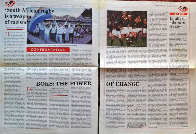 International Rugby Review No. 9 August/September 1993