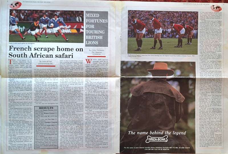 International Rugby Review No. 9 August/September 1993