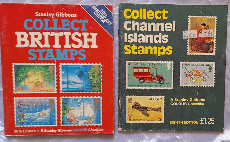 2 x Stanley Gibbons Collect British Stamps 1987 and Collect Channel Islands Stamps 1979