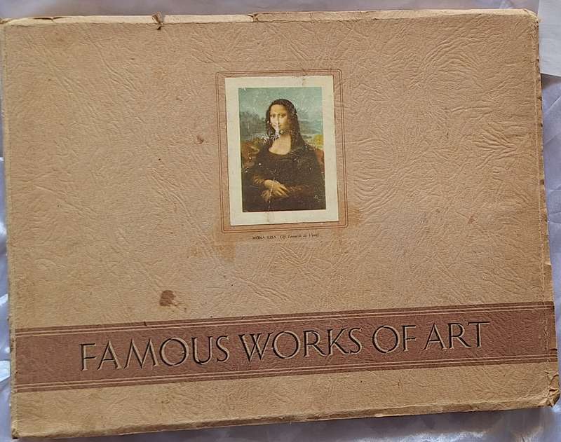Famous works of Art Cigarette Card Book by United Tobacco  complete with 100 cards - Softcover