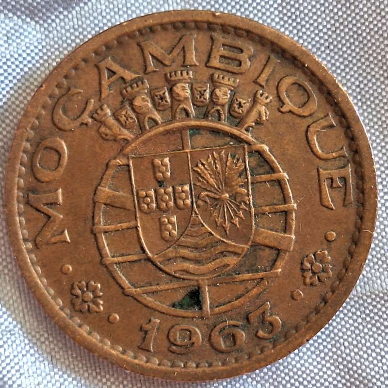 Mozambique 1963 1 Escudo Bronze